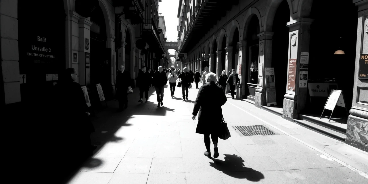 The streets of Beyoğlu at dusk